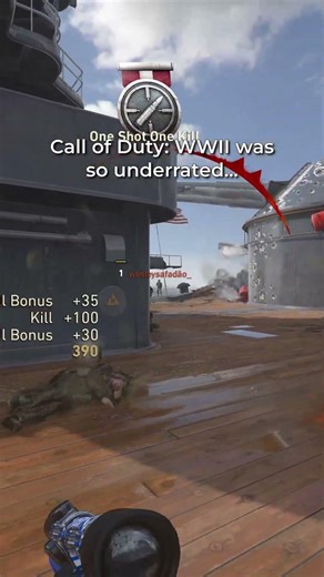 Call of Duty WWII Sniping was so SATISFYING 😭🔥 #codww2 #nostalgia