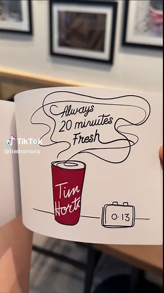Discover Tim Hortons' Fresh Coffee Every 20 Minutes
