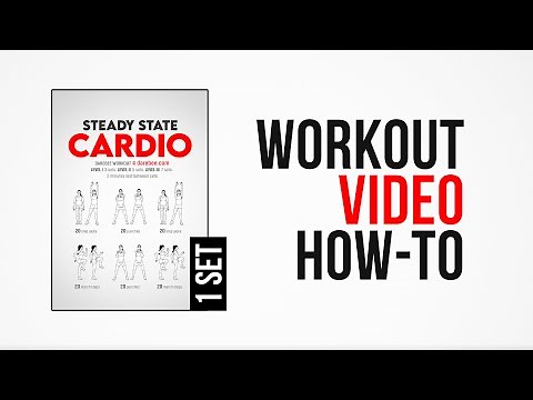 Steady State Cardio Workout [ How-To ] [ One Set ] by #DAREBEE