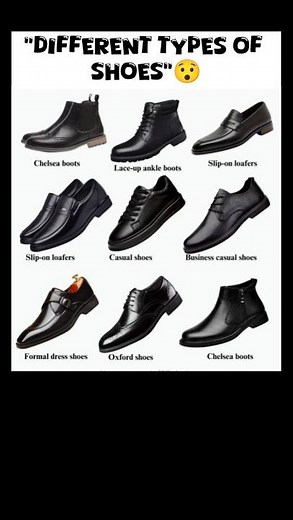 "Different Types Of Shoes"😯
