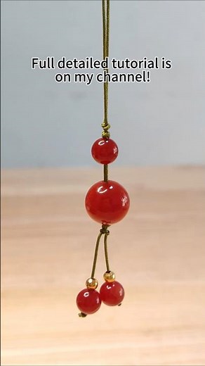 Simple DIY Beaded Phone Charm | Beginner Friendly macrame