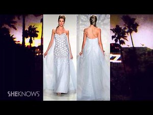 Elsa-Inspired 'Frozen' Wedding Dress Debuts at Bridal Fashion Week