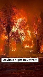 In Detroit the night before Halloween is named "devil's night". sense the late 70s people have been setting fires to property mostly vacant homes and buildings. 1984 Detroit reported over 800 fires set in one night. The last couple year the fires have been down under 100 fire but is still a problem. | Shane Neckel