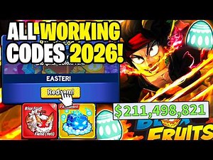 *NEW* ALL WORKING CODES FOR BLOX FRUITS IN 2026! ROBLOX BLOX FRUITS CODES