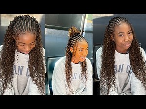 BOHO Fulani BRAIDS TUTORIAL 2026 🔥 Virgin deep Wave Step-by-Step Guide