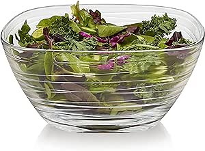 Libbey Aviva Glass Wave Serving Bowl, Large
