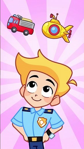🚒 Let's learn vehicles 🚓 Easy English learning cartoon #forkids