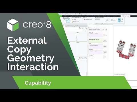 External Copy Geometry Interaction | Creo 8