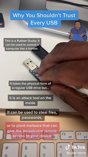 The Rubber Ducky is just one of many. Like & follow to keep up with this series. See comments. #attack #security #cybersecurityexpert #cybersecurity #data #fypシ #fyp #engineering #ethicalhackingtraining #ethicalhacking #hardware #hardwareattack