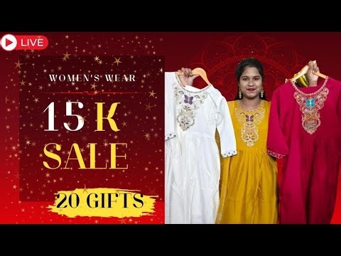 15k subscribers special sale don't miss dresses avaasa kurthis 7670951439 do comment last Live get 🎁