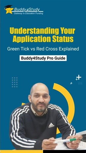 Understanding Your Application Status | Green Tick vs Red Cross Explained | Buddy4Study Pro Guide