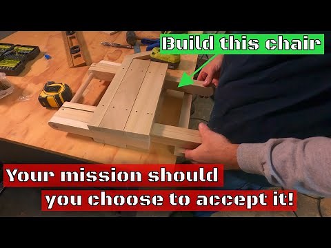 Folding wood camp stool | DIY and easy to do!