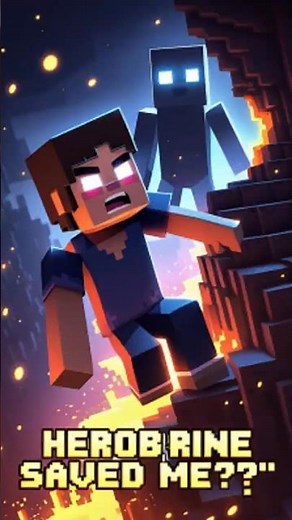 Herobrine Actually Saved Me in Minecraft?! 👀🔥