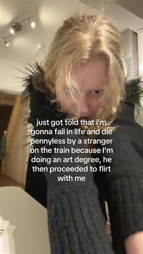 he also asked me if i draw naked ppl and balls it was intresting and weird he imitated the convo by saying i look sad #artschool