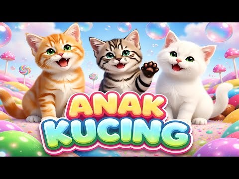LAGU ANAK 🇮🇩 ANAK KUCING MEONG MEONG - KITTEN SONG - LAGU ANAK BALITA VIRAL