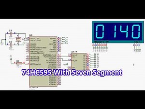 (Demo) 74HC595 interfacing with 4 digit 7 segment display and Pic Microcontroller
