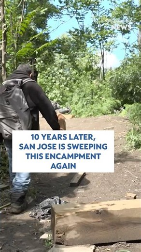 10 years later, San Jose is sweeping this encampment again