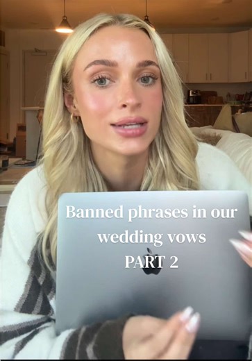 Banned Phrases for Wedding Vows - Part 2