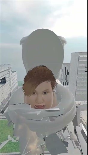 What If Skibidi Became GIANT?! 😱🚽 #funny #shorts