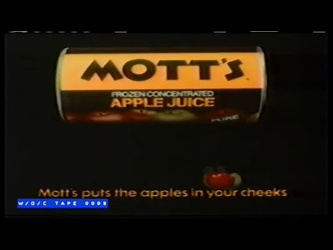 Mott's Frozen Apple Juice Commercial - 1983