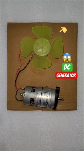 DC motor generator 😱
