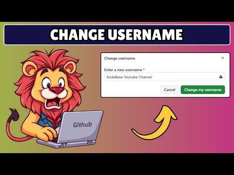 How to Change Username in Github Account