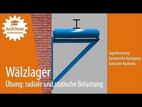 Wälzlager: Übung radiale und statische Belastung