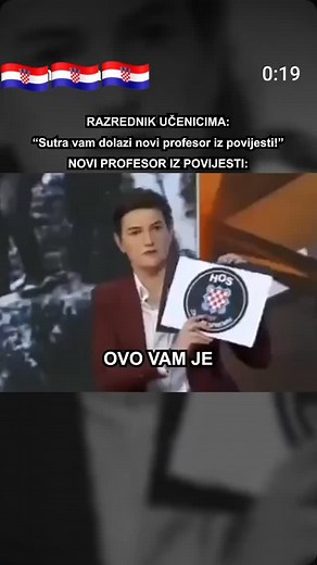 1.7K views · 462 reactions | #Hos #Sns #Hrvatska #Srbija #CrnaGora #AnaBrnabic #Obrazovanje #Studenti #Djaci #Istorija #DrugiSvetskiRat | Miloje Bato Vulovic | Facebook