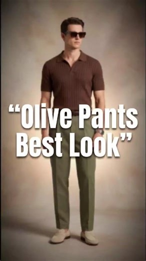 Best Olive Pants Outfit for Men | Earth Tone Style Formula #outfitideas