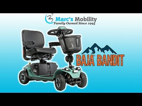 Pride Mobility Baja Bandit - BA140 - Full Review - Fast Portable Outdoor Scooter