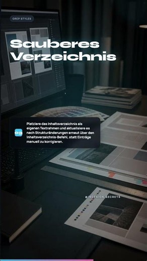 InDesign-Inhaltsverzeichnis sauber aus Absatzformaten aufbauen