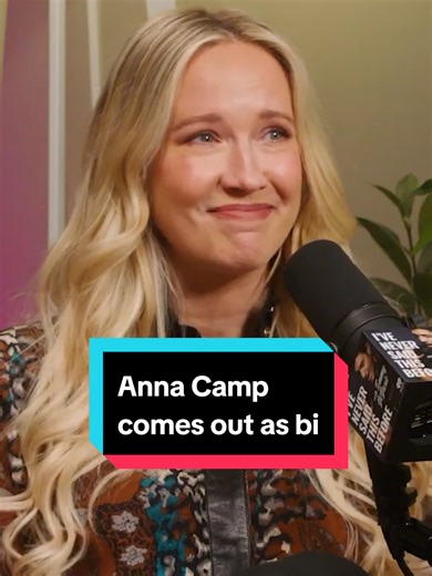 Anna Camp has come out as bi! The actor, known for starring alongside Anna Kendrick, Brittany Snow and Rebel Wilson in the Pitch Perfect film series, confirmed her relationship with Jade Whipkey in 2025 and opened up about her identity in the latest episode of I've Never Said This Before with Tommy DiDario 💜 #pitchperfect #scream #comingout #bisexual #you