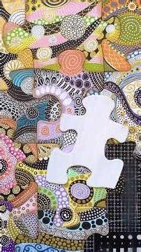 DIY Whimsical puzzle | Piece 11/24 🧩✨ To be continued… #diycraftsidea #puzzleart #diypuzzle