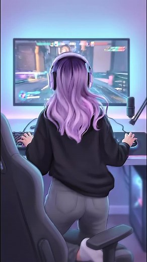 Meet Alaska Violet The Gamer Girl #gamergirl #stereotypes #animation #voilet #storytime