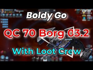 First attempt, QC 70 Borg Type 03.2 Solo Armada With Loot Crew - Star Trek Fleet Command 2025