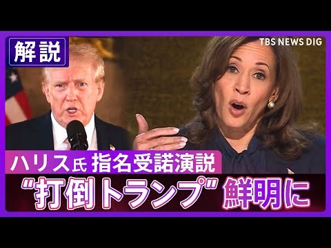 「トランプは金持ちの友人のために働いている」カマラ・ハリス氏演説 　何度も名指し批判 “打倒トランプ”鮮明に【アメリカ大統領選挙】TBS NEWS DIG Powered by JNN　Youtube動