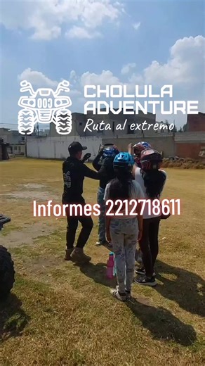 Aventura en cuatrimoto en Cholula