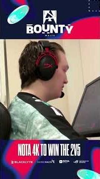 nota bags a 4K to win the 2v5 for ‪@PARIVISIONCS2‬ 💪