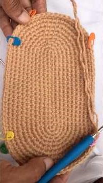 How to make a perfect 👍 👌bag base #crocheting #stitching #tutorial #begginers #viralshorts #short
