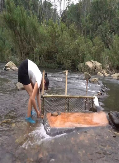 Making a fish trap How to make a simple fish trap using plastic mesh, catching many fish | Master Vid
