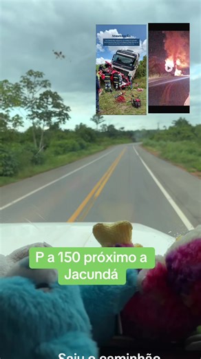 Acidente na PA 150: Local do sinistro em Jacundá