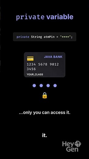 What is Private in Java? 💡 | Real Example in 1 Minute
