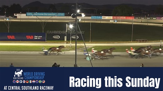 🏆 Blair will bring winning form to the World Driving Championship at Winton on Sunday! 🥇 With his win with Melton Mogul at Cambridge, New Zealand rep Blair Orange shot up the leaderboard, going to 4th at the end of tonight's racing. 🇨🇦 Canadian James McDonald leads the competition on 98 points with Blair on 68. 👏 Get to Central Southland Raceway on Sunday and cheer Blair on in our four championship heats. | Winton Harness Racing Club