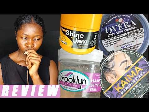 Best Gel Reviews You Must Not Miss| Slick Down Gel for 4c Hair