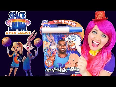 Coloring Space Jam: A New Legacy Magic Ink Coloring Book | Imagine Ink Marker