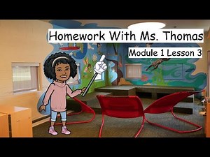 4.1 Lesson 3 Homework with Ms. Thomas