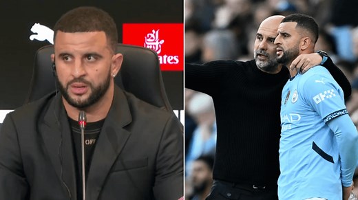 Kyle Walker breaks silence on decision to leave Man City revealing 'difficult' conversation with Pep Guardiola
