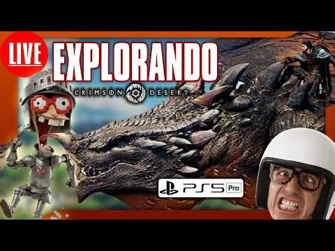 🎮🚨AO VIVO - GAMEPLAY - EXPLORANDO CRIMSON DESERT - PS5 PRO #crimsondesert