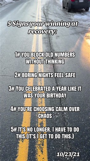 5 Signs You're Winning at Recovery Journey