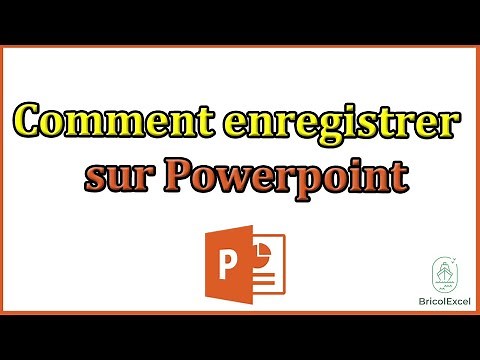 Comment enregistrer sur powerpoint